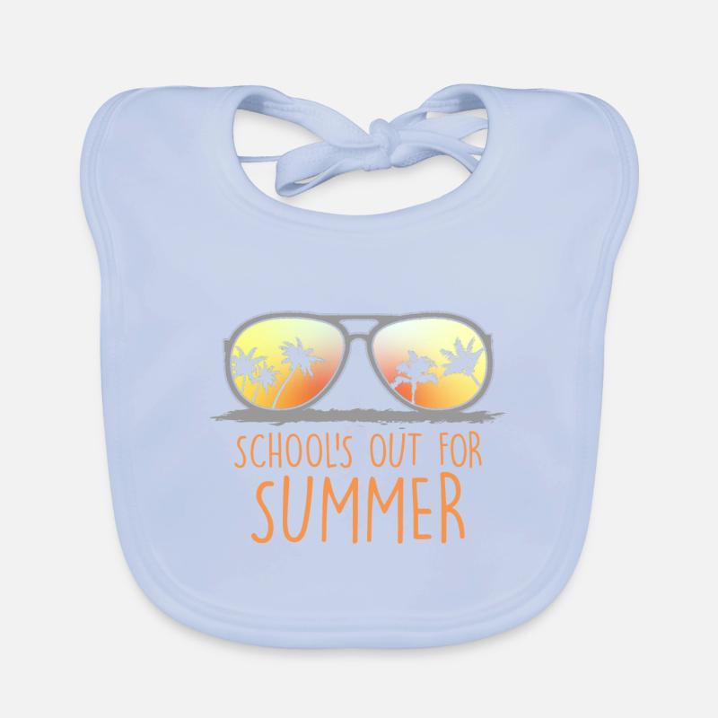Schools Out For Summer Baby Bio-Lätzchen