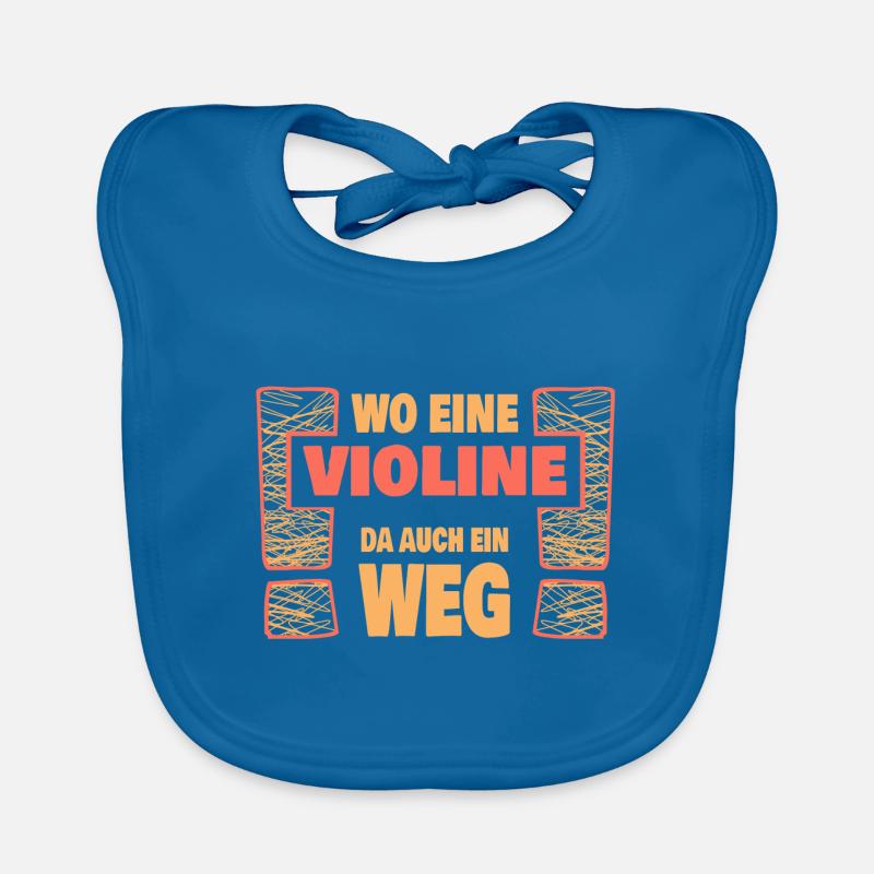 Saying violin Organic Baby Bibs