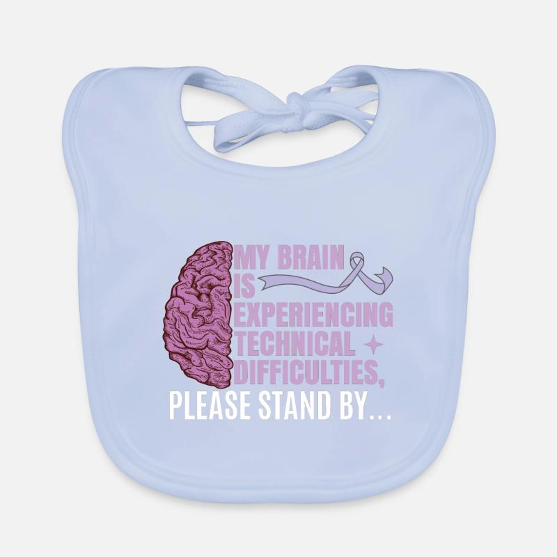 Epilepsy Quote Organic Baby Bibs