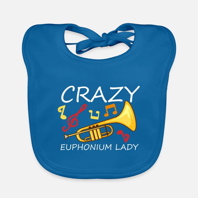 Crazy Euphonium Lady Bavoir bio Bébé