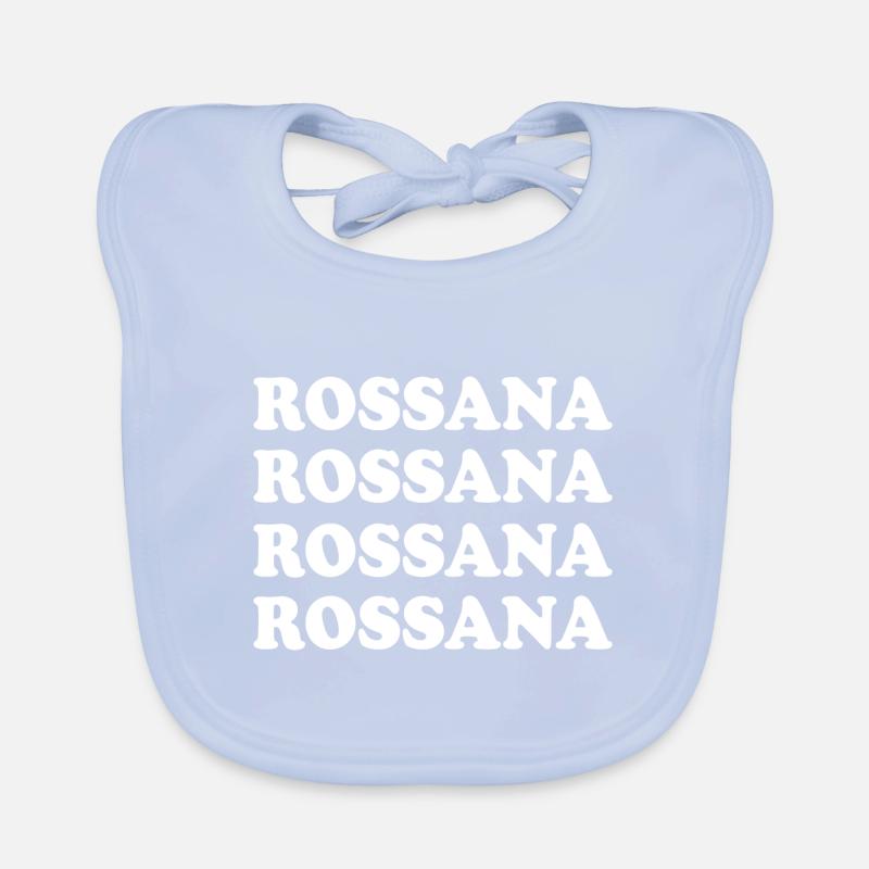 Rossana as a name Organic Baby Bibs