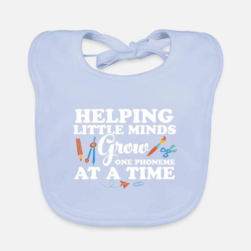 Aider les petits esprits à développer un phonème à la fois Bavoir bio Bébé