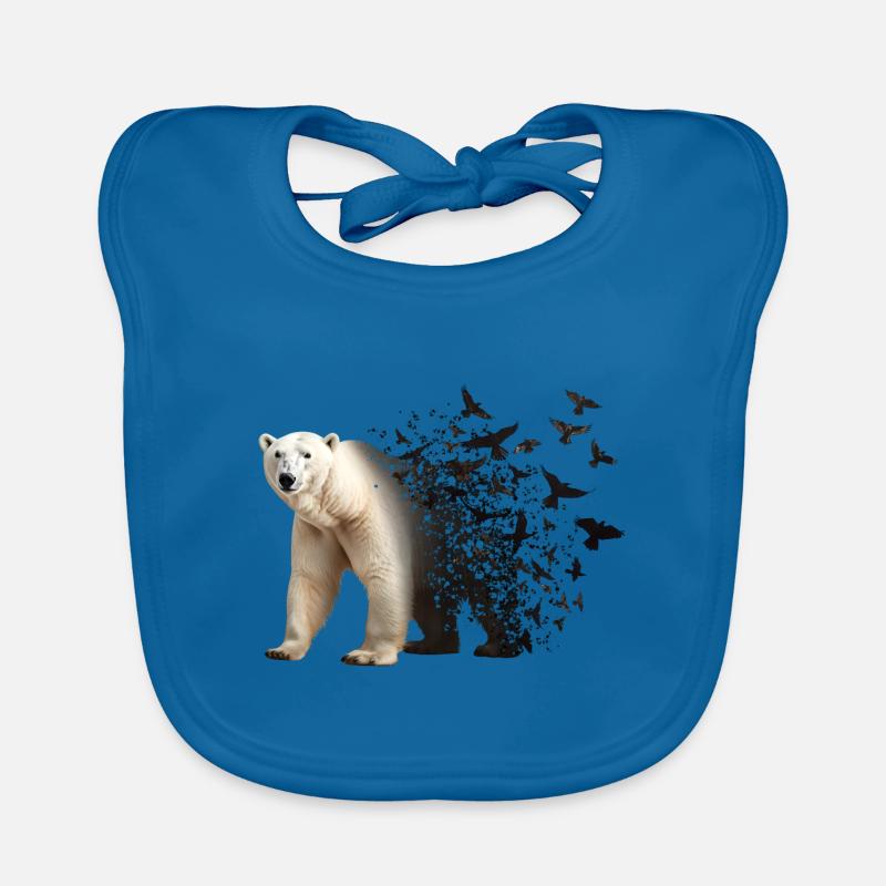 Eisbär Baby Bio-Lätzchen