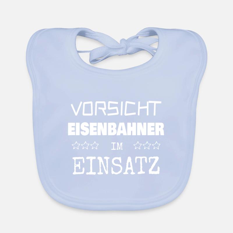 Cadeau pour cheminot Bavoir bio Bébé
