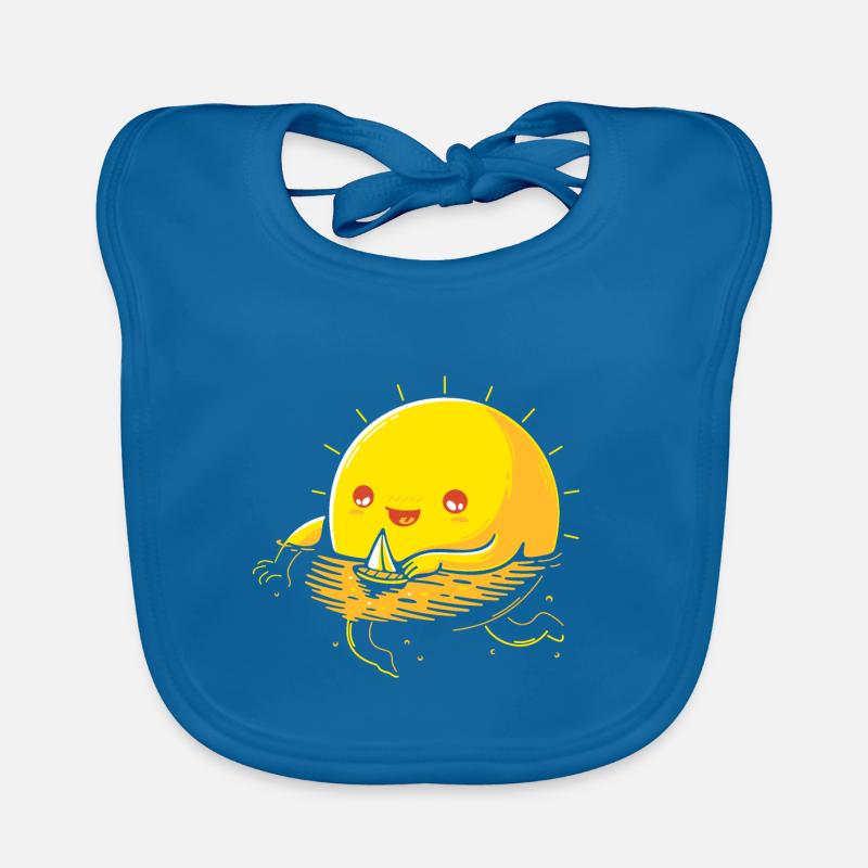 Soleil dans l’eau Bavoir bio Bébé