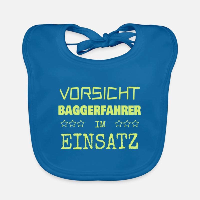 Baggerfahrer Baby Bio-Lätzchen