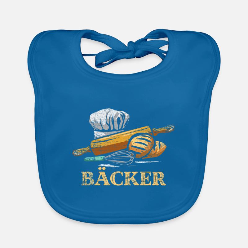 Baker baking Organic Baby Bibs