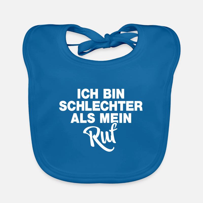 Ich bin schlechter als mein Ruf Baby Bio-Lätzchen