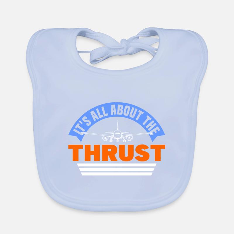 IT'S ALL ABOUT THE THRUST Geschenke Baby Bio-Lätzchen