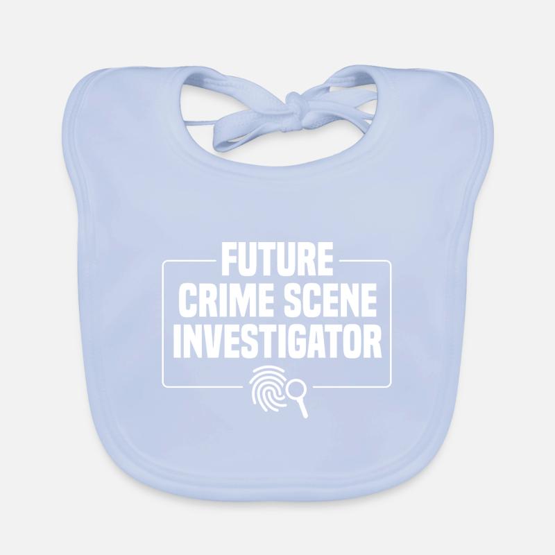 Securing traces - Kripo Polizei Kriminaltechnik Organic Baby Bibs