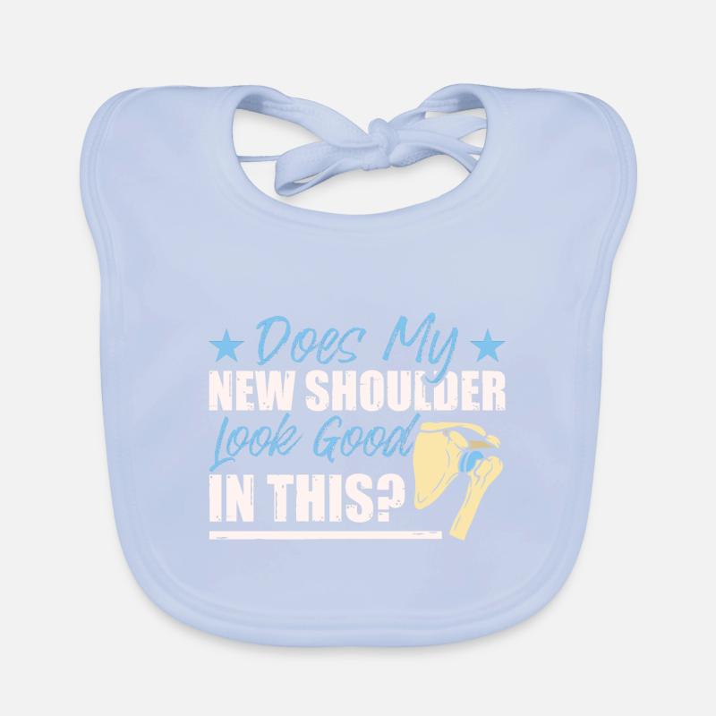 Funny Shoulder Recovery Organic Baby Bibs