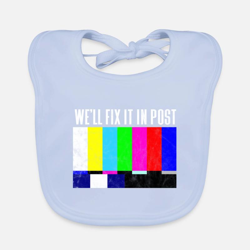 We'll fix it in post Baby Bio-Lätzchen