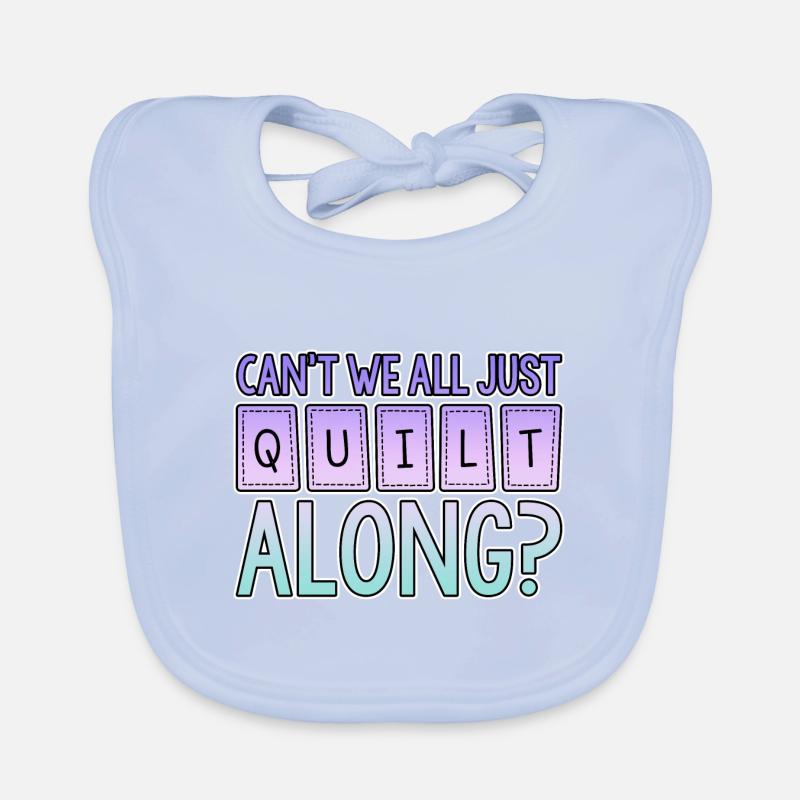 Can't We All Just Quilt Along 2 Organic Baby Bibs