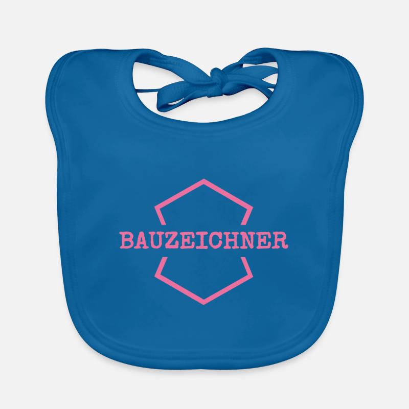 Work Draughtsman Organic Baby Bibs