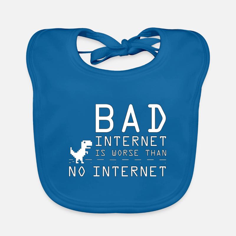 Langsames Internet ist schlimmer als kein Internet Baby Bio-Lätzchen