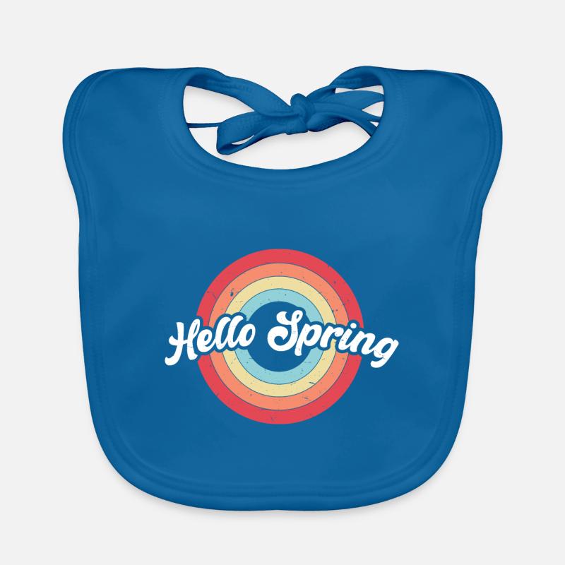 Hello Spring Hello Spring Vintage Rainbow Organic Baby Bibs