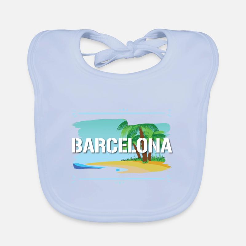 Barcelone Bavoir bio Bébé