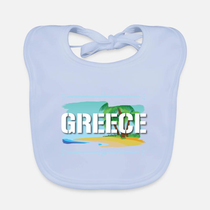 Greece Organic Baby Bibs
