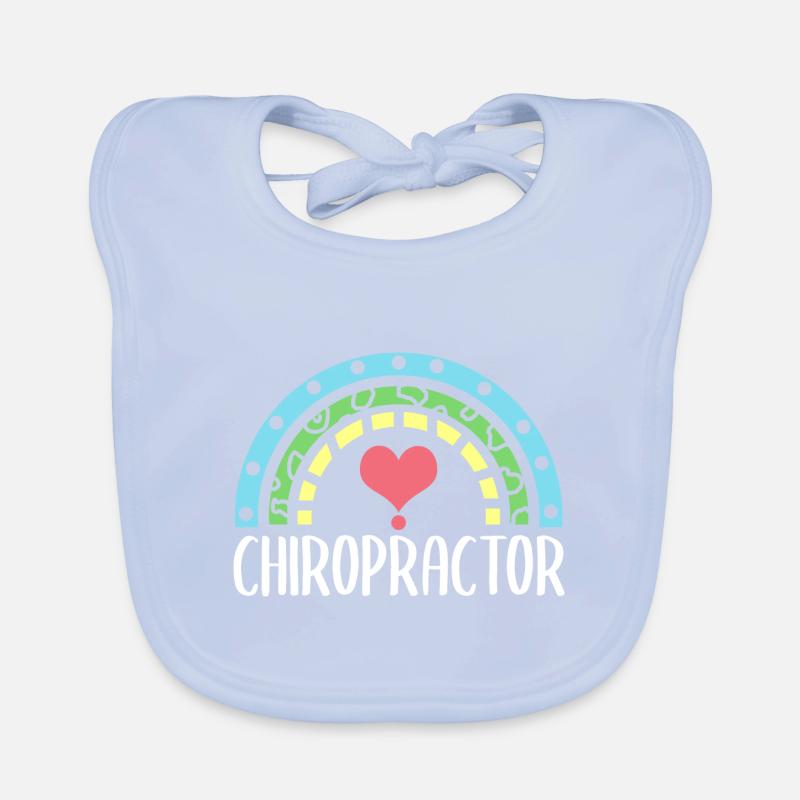 Chiropractor Physiotherapist Vintage I Gift Organic Baby Bibs