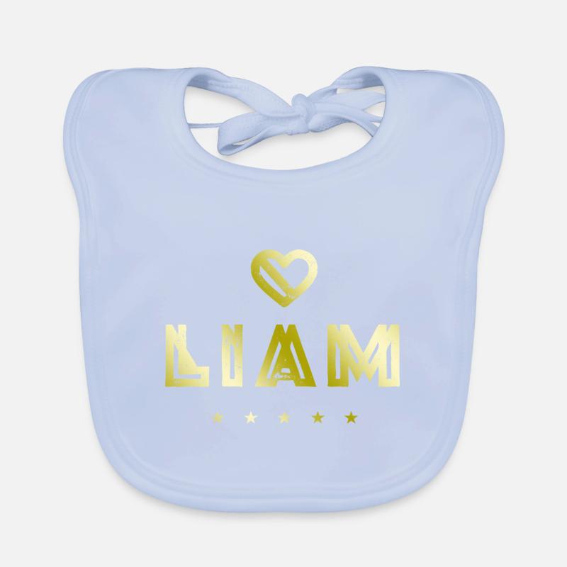 Liam Herz Baby Bio-Lätzchen