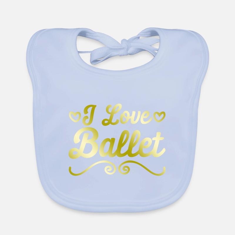 J’adore le ballet Bavoir bio Bébé