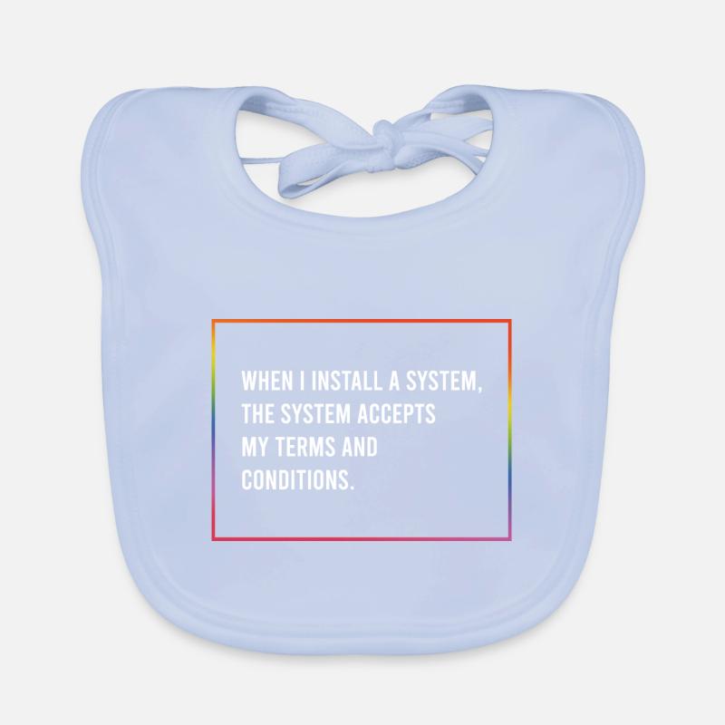 Wenn ich ein System installiere... Baby Bio-Lätzchen