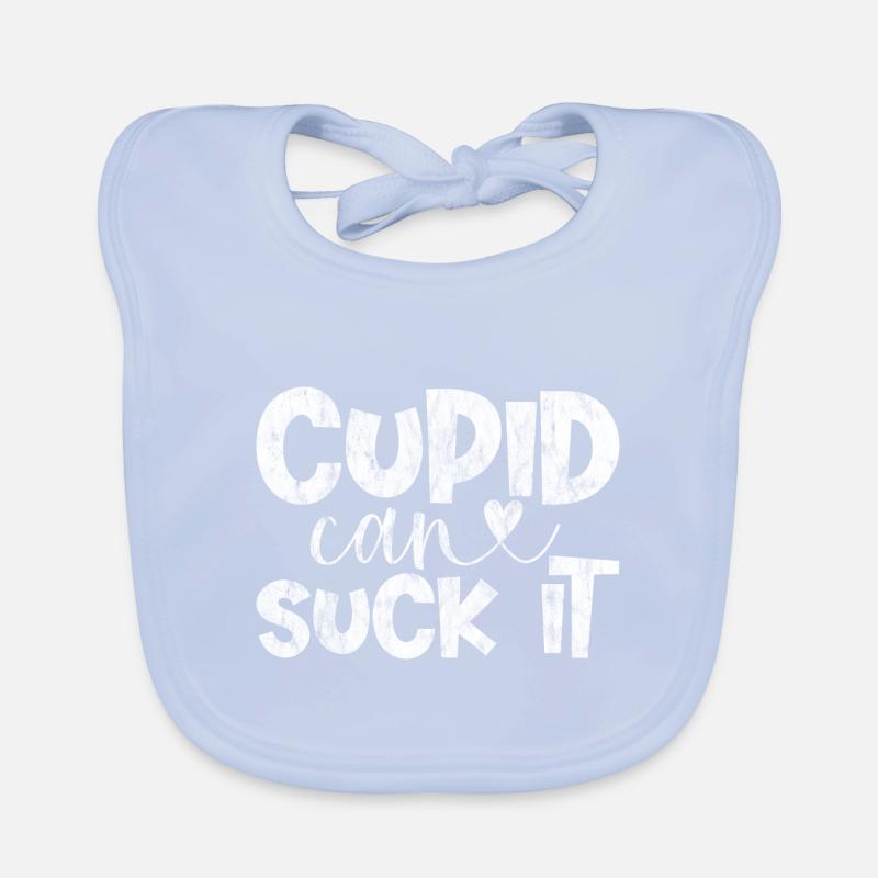 Cupid Can Suck It 3 Baby Bio-Lätzchen