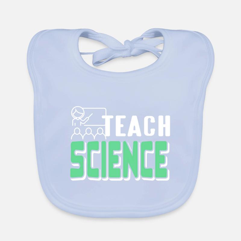 Teach Science Retro Science Teacher Designs Baby Bio-Lätzchen