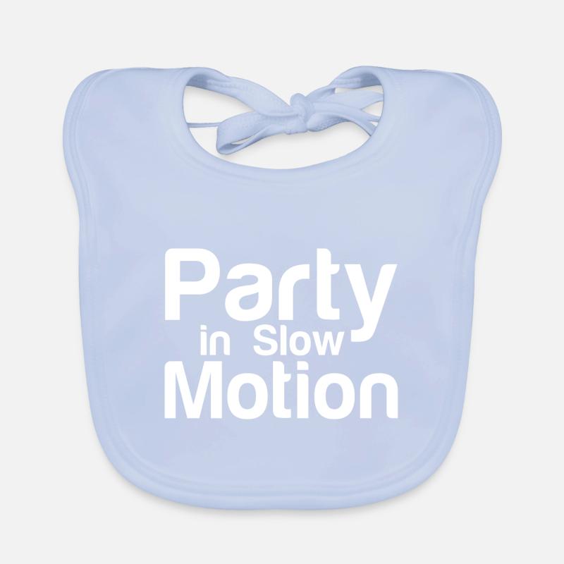 Fête au ralenti Bavoir bio Bébé