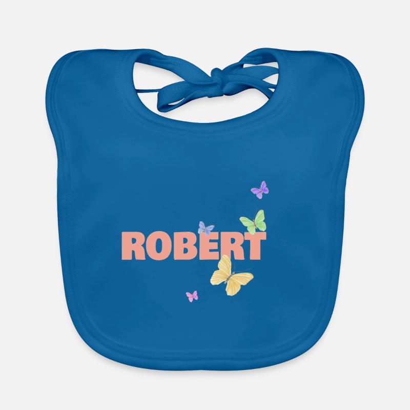 Gift for Robert Organic Baby Bibs