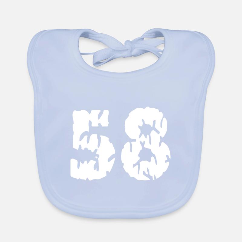 Maillot 58 Numéro Bavoir bio Bébé
