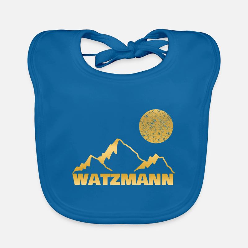 Watzmann as a mountain Organic Baby Bibs