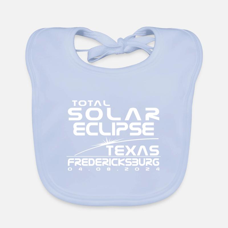 Fredericksburg Texas Totality Total Solar Eclipse Baby Bio-Lätzchen