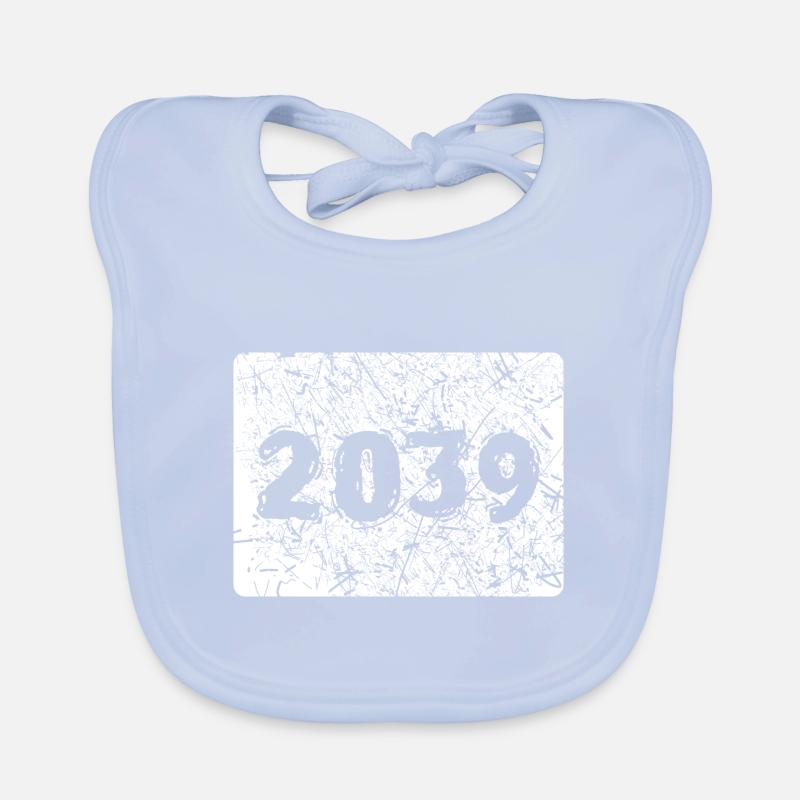 Number 2039 Organic Baby Bibs