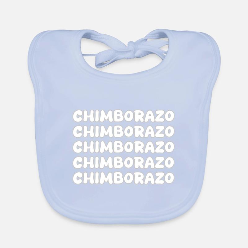 Chimborazo as climbing Organic Baby Bibs