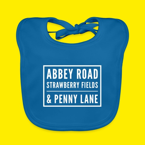 Famous music streets in England - Organic Baby Bibs