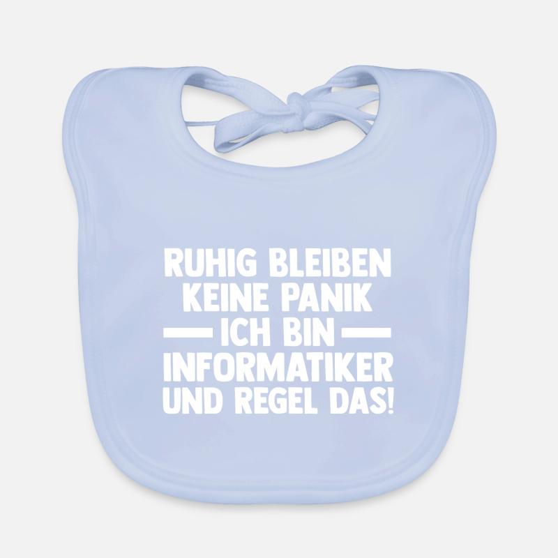 IT Fachmann Informatik Programmierer Informatiker Baby Bio-Lätzchen