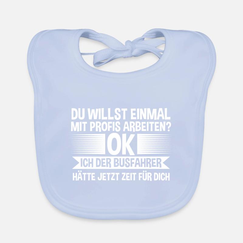 Bus Busfahrer Baby Bio-Lätzchen