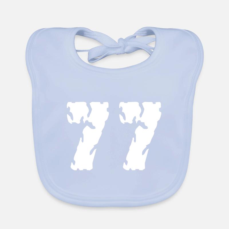 Maillot 77 Numéro Bavoir bio Bébé