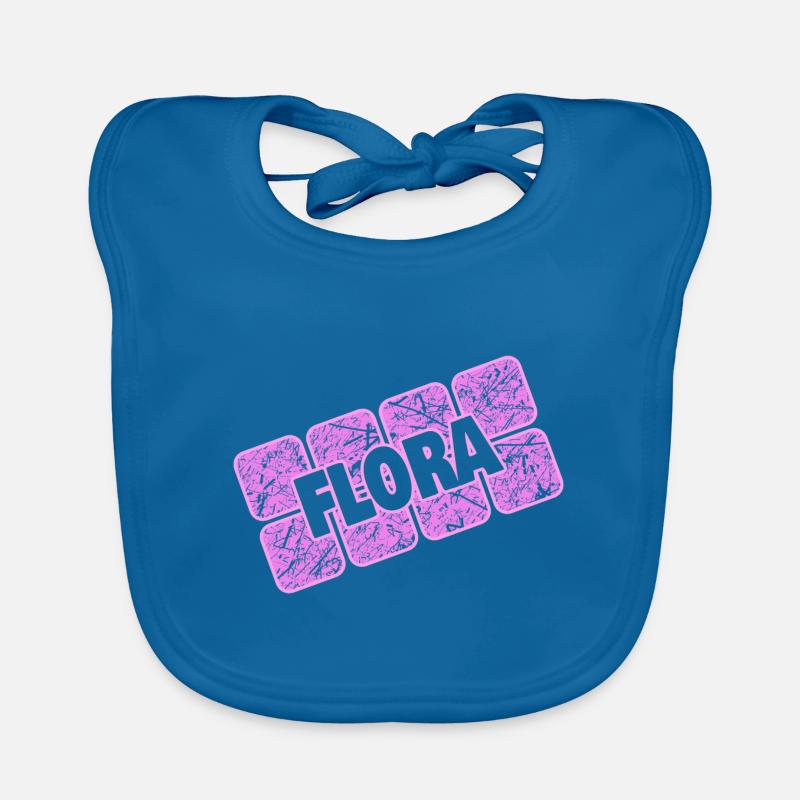 Cadeau pour Flora Bavoir bio Bébé
