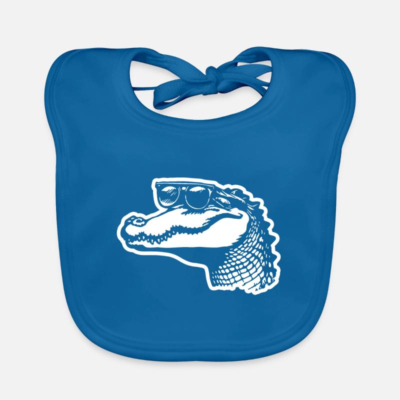 Crocodile Alligator Bavoir bio Bébé