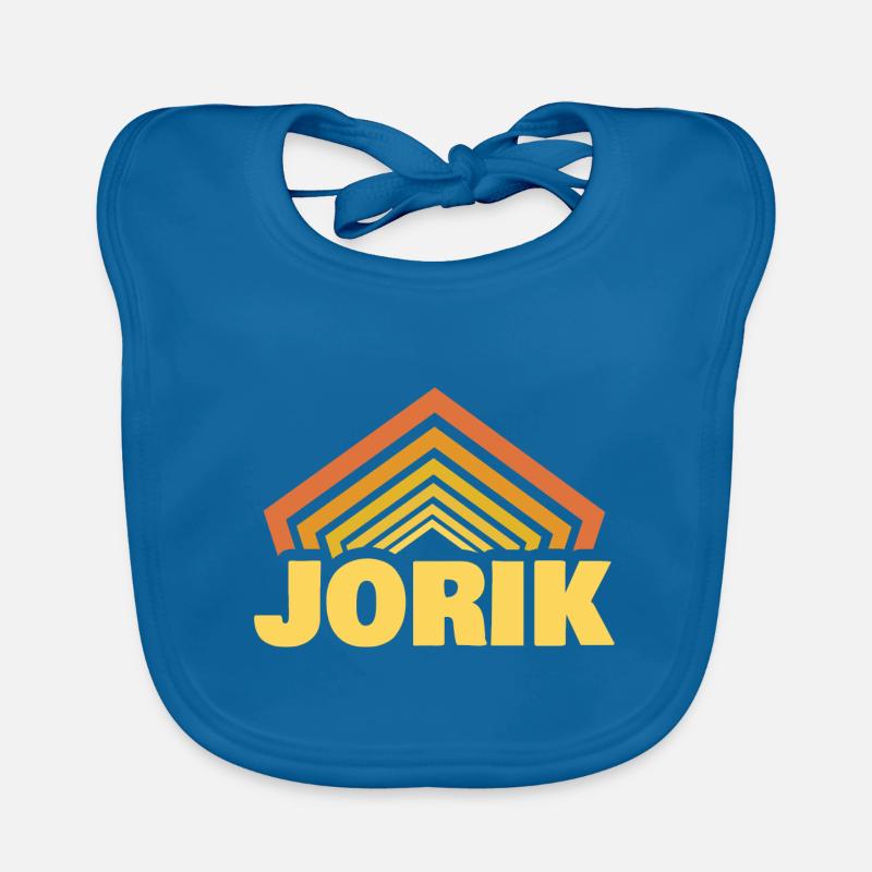 First name Jorik Organic Baby Bibs