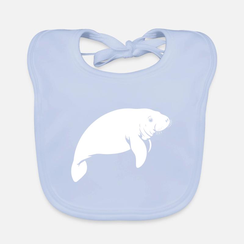 Manatee - Manatee - Siren Organic Baby Bibs
