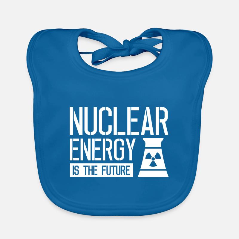 Nuclear power is the future nuclear nuclear power Organic Baby Bibs