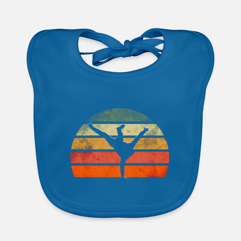 Breakdancing Breakdance Dancing Organic Baby Bibs