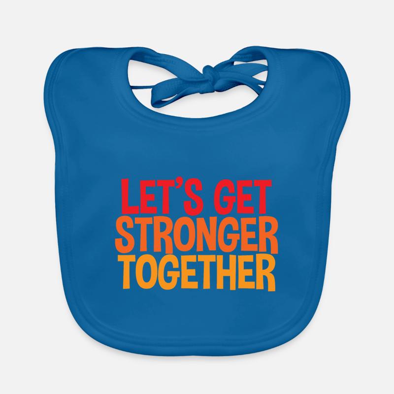 Soyons plus forts ensemble 4 Bavoir bio Bébé