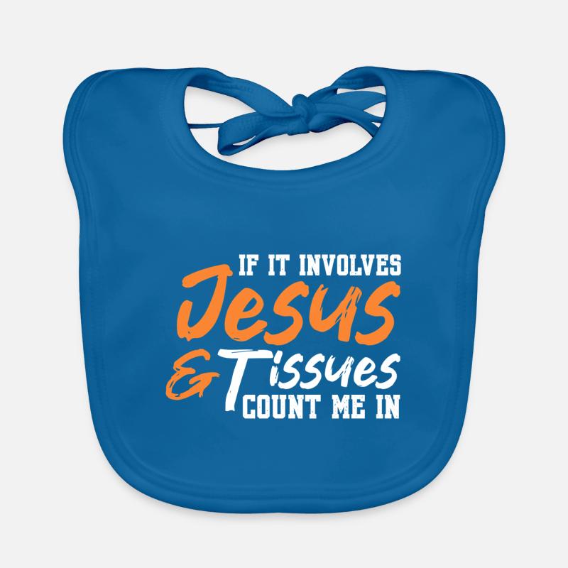 Jésus et les tissus me comptent dans Design for a jesus Bavoir bio Bébé