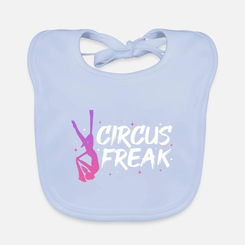 circus freak Design for a circus exercises fan Baby Bio-Lätzchen