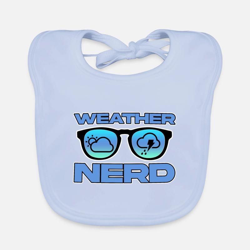 Nerd météo 4 Bavoir bio Bébé