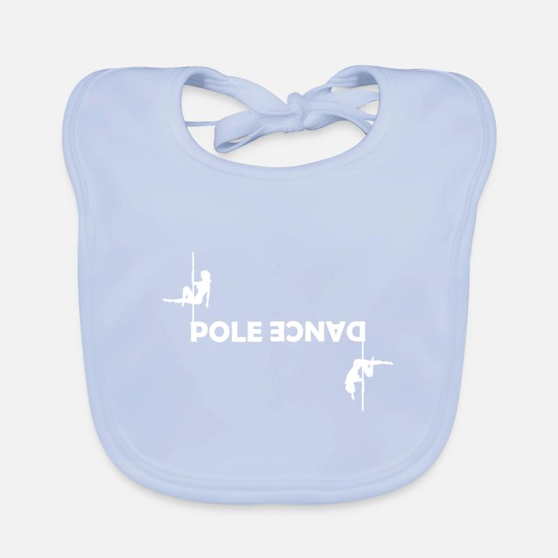 Pole Dance Organic Baby Bibs